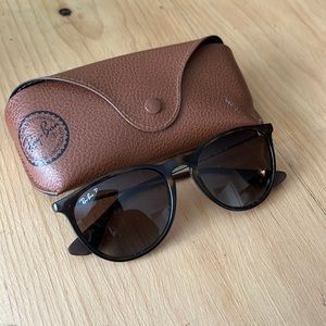 Ray Ban Erika Sunglasses - brown tortoiseshell